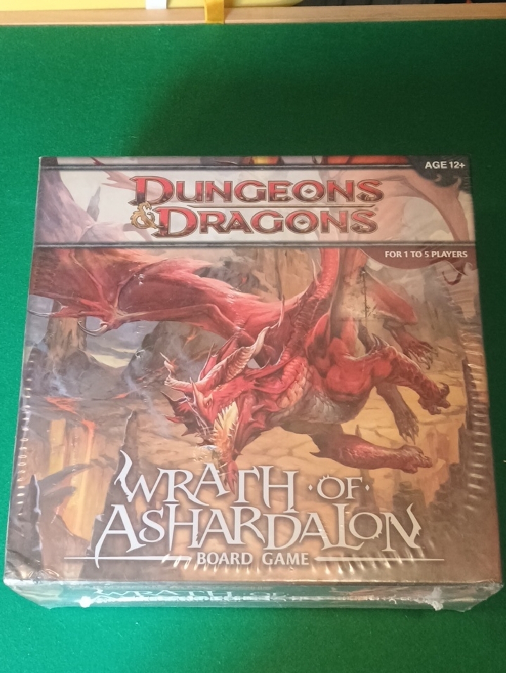 Dungeons and Dragons Wrath of Ashardalon Board Game Sealed But Plastic Has Damag